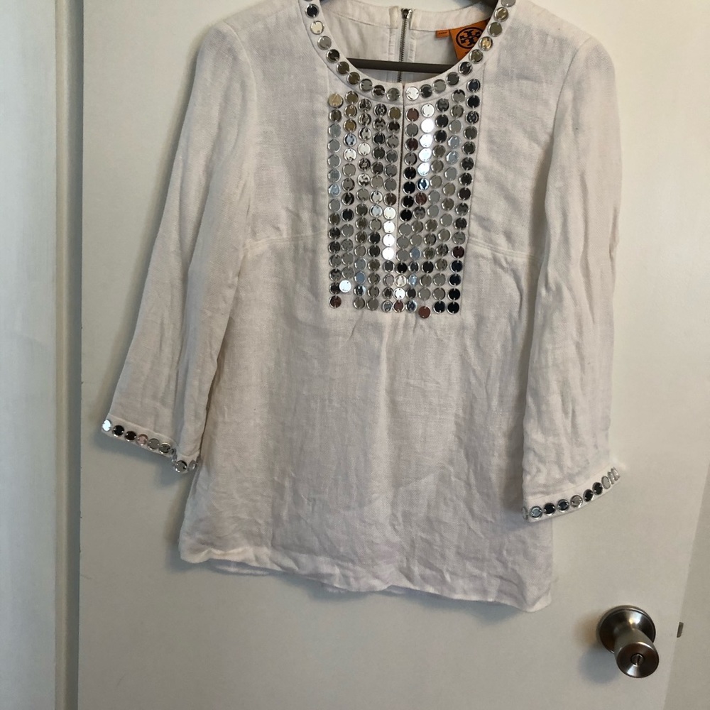 Tory Burch Linen Tunic